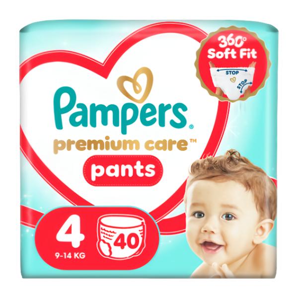 Pampers Premium Plenkové kalhotky Value Pack, vel. 4 (9-14 kg)