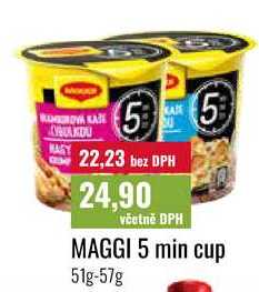 MAGGI 5 min cup, 51g-57g 