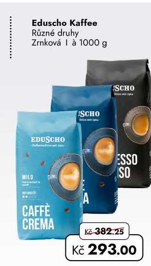 Eduscho Kaffee Různé druhy Zrnková | à 1000 g