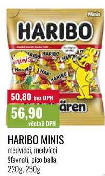 HARIBO MINIS, 220g, 250g 