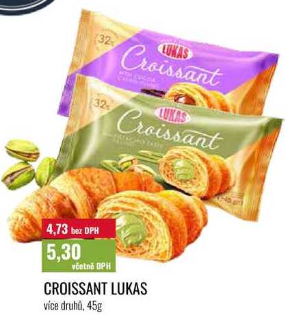 CROISSANT LUKAS, více druhů, 45g 