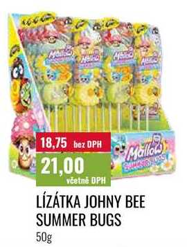 LÍZÁTKA JOHNY BEE SUMMER BUGS, 50g