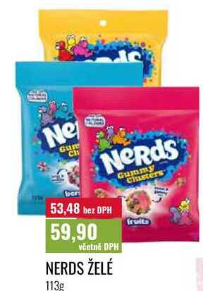 NERDS ŽELÉ, 113g