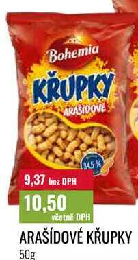 ARAŠÍDOVÉ KŘUPKY 50g
