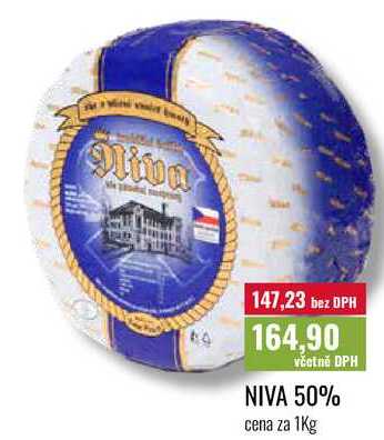 NIVA 50% cena za 1Kg