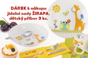 ŽIRAFA Jídelní sada