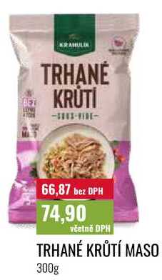 TRHANÉ KRŮTÍ MASO 300g