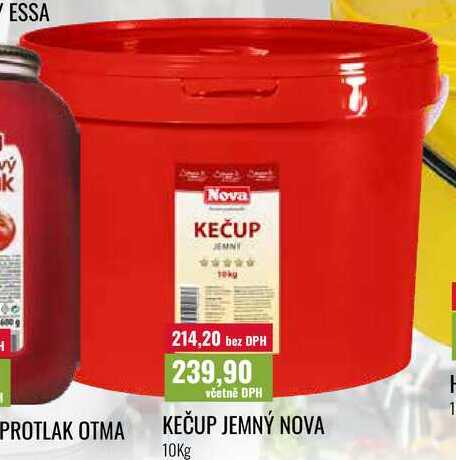 KEČUP JEMNÝ NOVA 10Kg