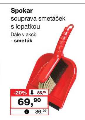 Spokar souprava smetáček s lopatkou