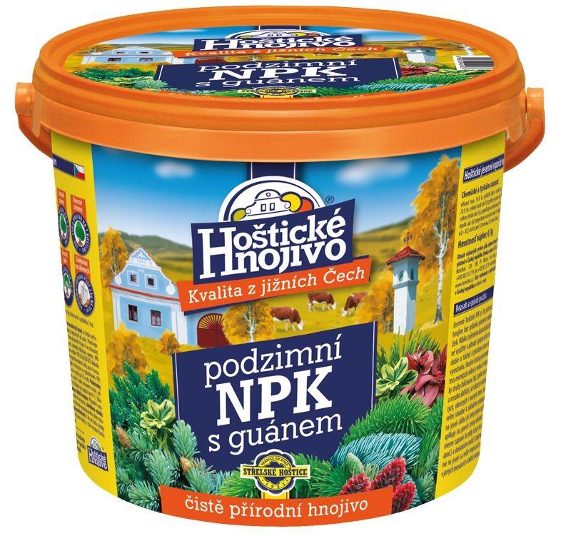Hoštické hnojivo Podzimní NPK s guánem, 4.5 kg