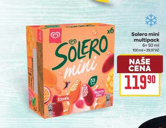 Solero mini multipack 6x 50 ml
