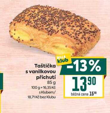 Taštička s vanilkovou příchutí 85 g