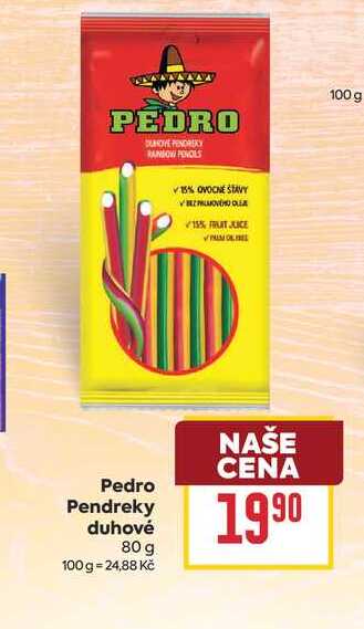 Pedro Pendreky duhové 80 g