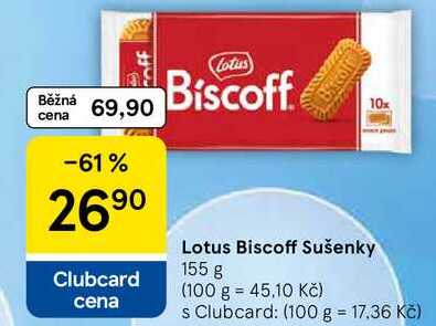 Lotus Biscoff Sušenky, 155 g