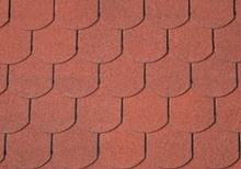 ONDULINE ASFALTOVÝ ŠINDEL BARDOLINE CLASSIC BOBROVKA, ČERVENÁ, 2 M2