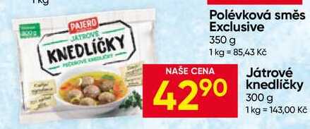 PAJERO Játrové knedlíčky 300 g 