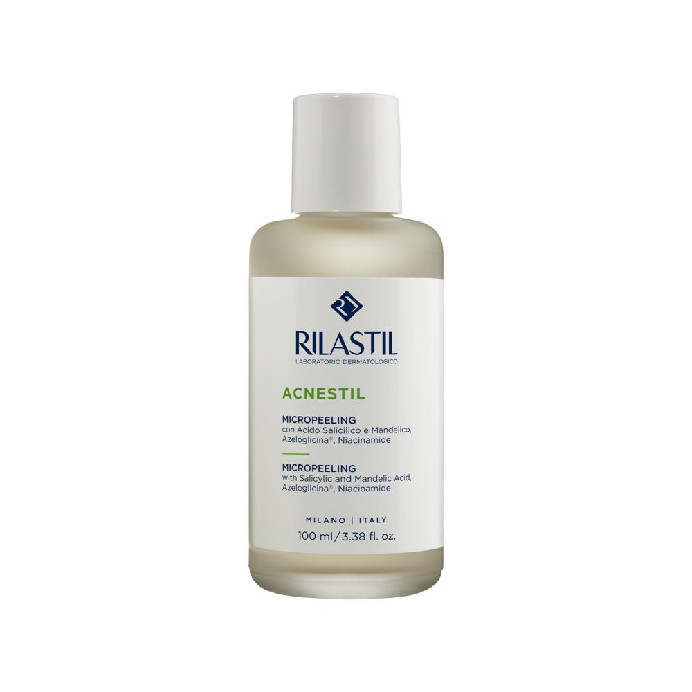 Rilastil Acnestil Micropeeling exfoliační mléko na problematickou pleť 100 ml