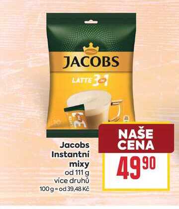 Jacobs Instantní mixy od 111 g