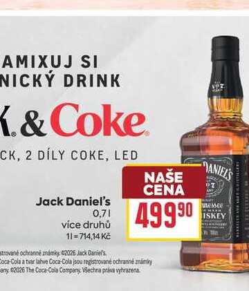 Jack Daniel's 0,7l