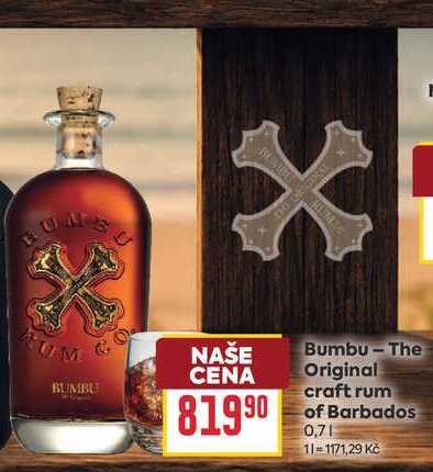 Bumbu-The Original craft rum of Barbados 0,7l