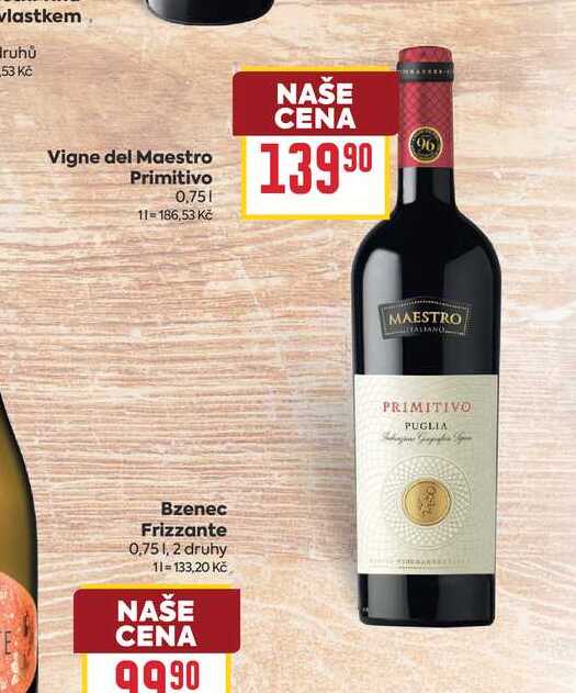 Vigne del Maestro Primitivo 0,75l
