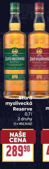 Stará myslivecká Reserve 0,7l