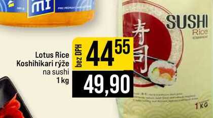 Lotus Rice Koshihikari rýže na sushi 1kg 