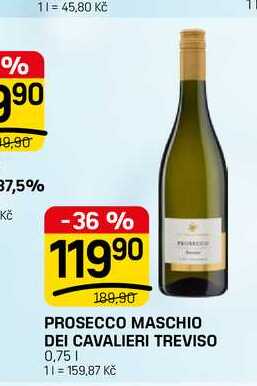 PROSECCO MASCHIO DEI CAVALIERI TREVISO 0,75l