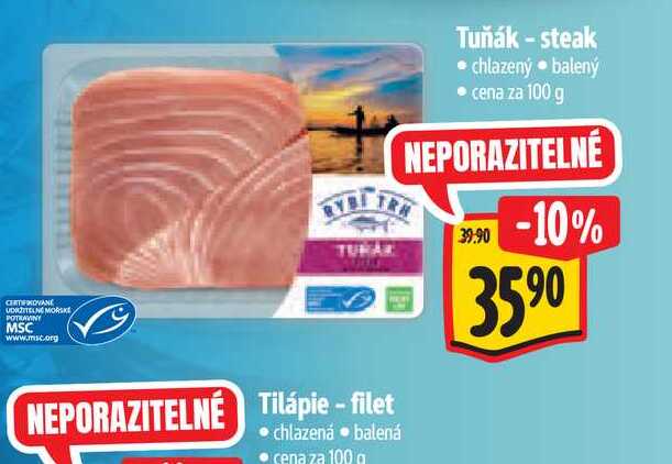 Tuňák - steak 100 g