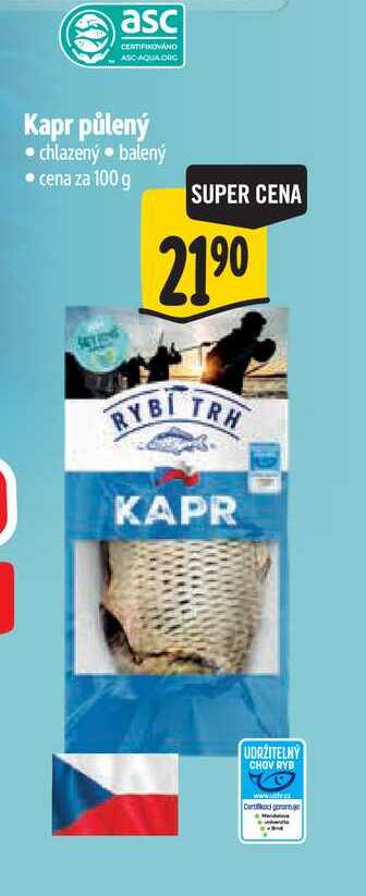 Kapr půlený 100 g