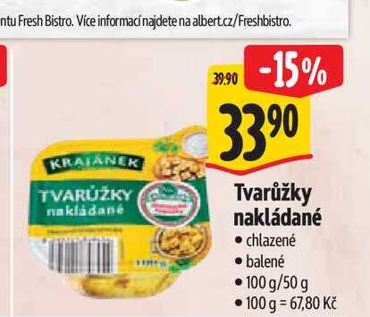 Tvarůžky nakládané 100 g