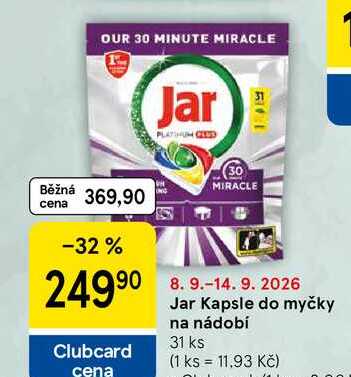 Jar Kapsle do myčky na nádobí, 31 ks