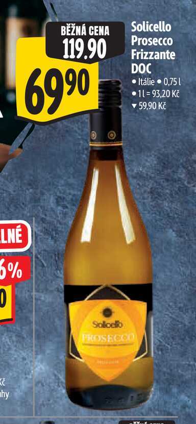 Solicello Prosecco Frizzante DOC 0,75 l