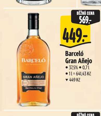   Barceló Gran Añejo 0,7 l