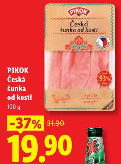 PIKOK Česká šunka od kosti, 100 g