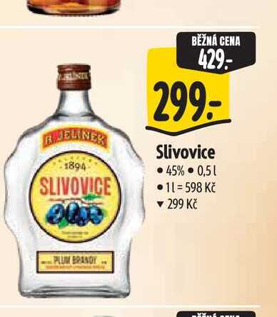   Slivovice  0,5 l