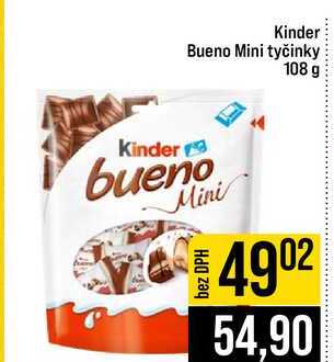 Kinder Bueno Mini tyčinky 108 g