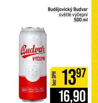 Budějovický Budvar světlé výčepní 500 ml