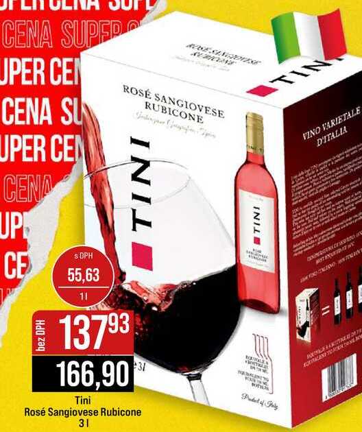Tini Rosé Sangiovese Rubicone 3l