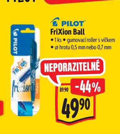 Frixion Ball gumovací roller s víčkem