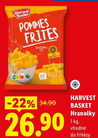 HARVEST BASKET Hranolky, 1 kg