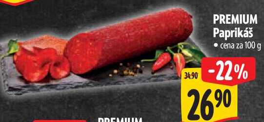 PREMIUM Paprikáš, cena za 100 g