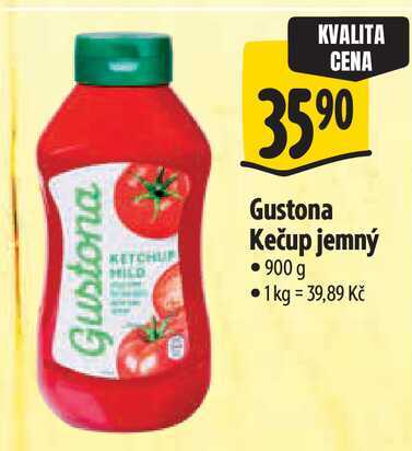 Gustona Kečup jemný, 900 g