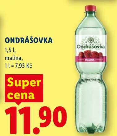 ONDRÁŠOVKA, 1,5 1, malina