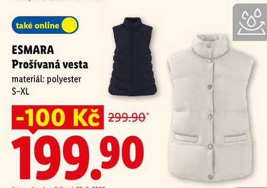 ESMARA Prošívaná vesta