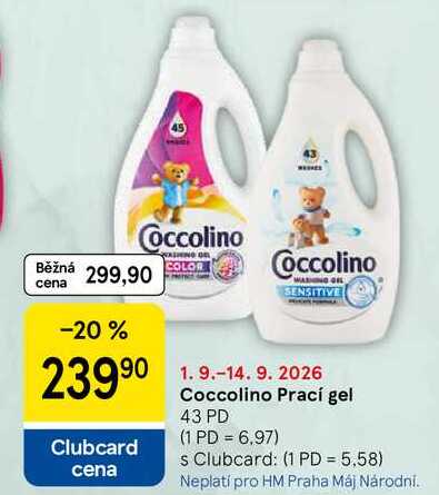 Coccolino Prací gel, 43 PD 