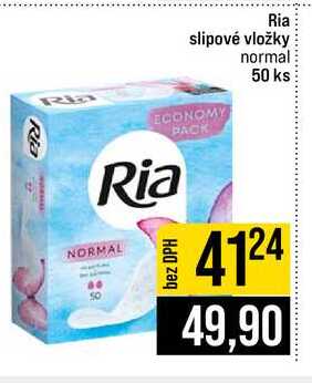 Ria slipové vložky normal 50 ks