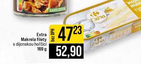 Extra Makrela filety s dijonskou hořčicí 169 g
