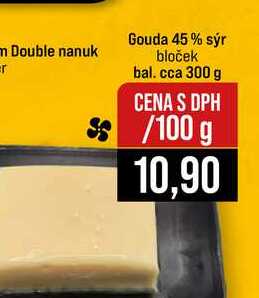 Gouda 45% sýr bloček bal. cca 300 g