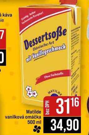 Matilde vanilková omáčka 500 ml